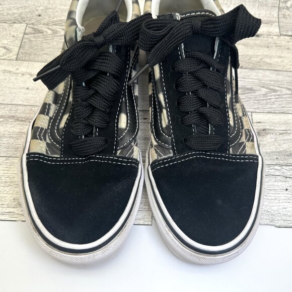 VANS‎ Off The Wall Canvas B&W Checkerboard Sneaker (Men Size 6, Women Size 7.5) - Picture 3 of 11